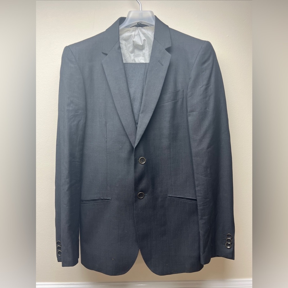 BESPOKEN charcoal gray suit  size 40R